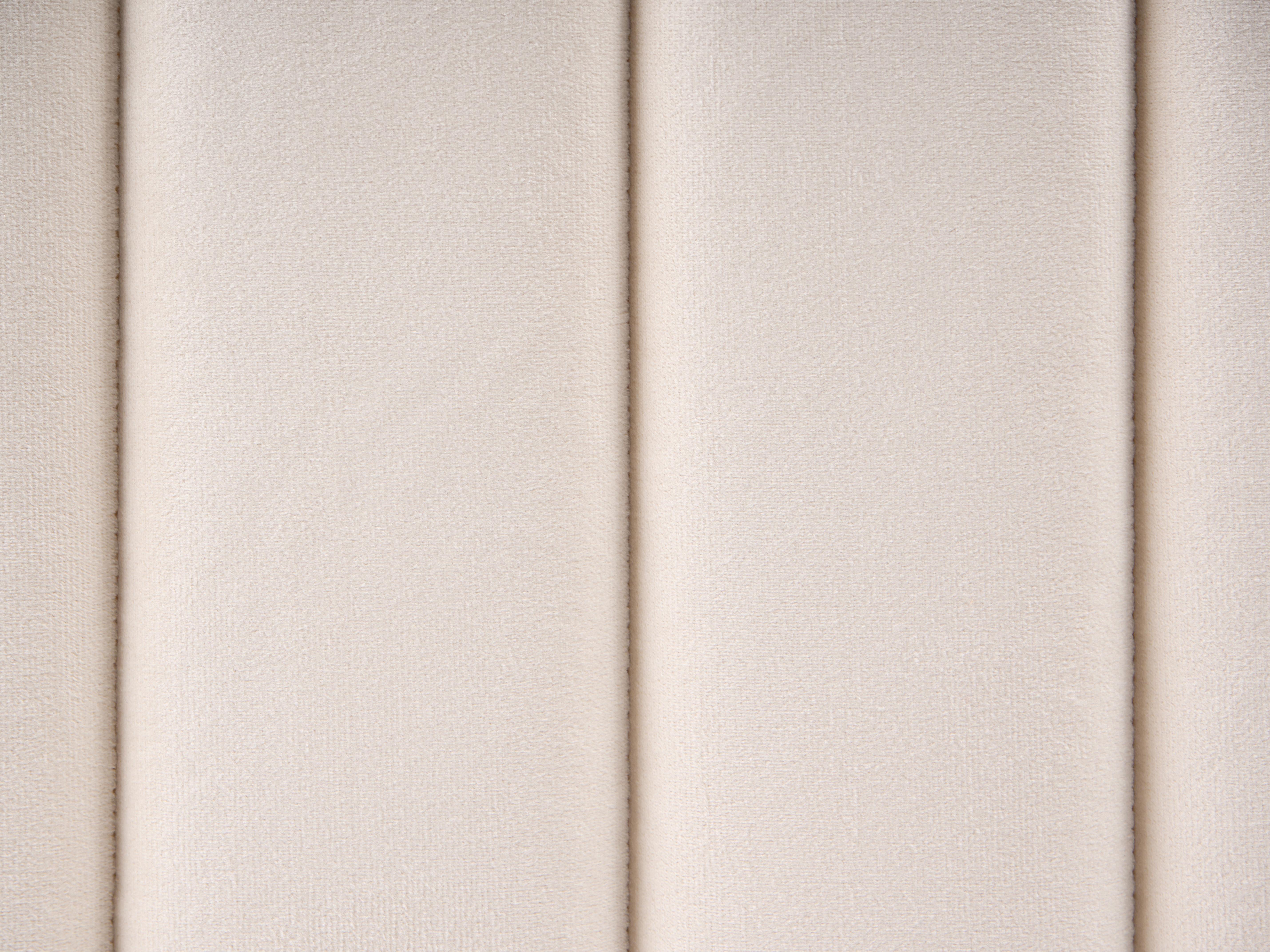 Bed met opbergruimte Fluweel LUNAN 180 x 200 cm Beige