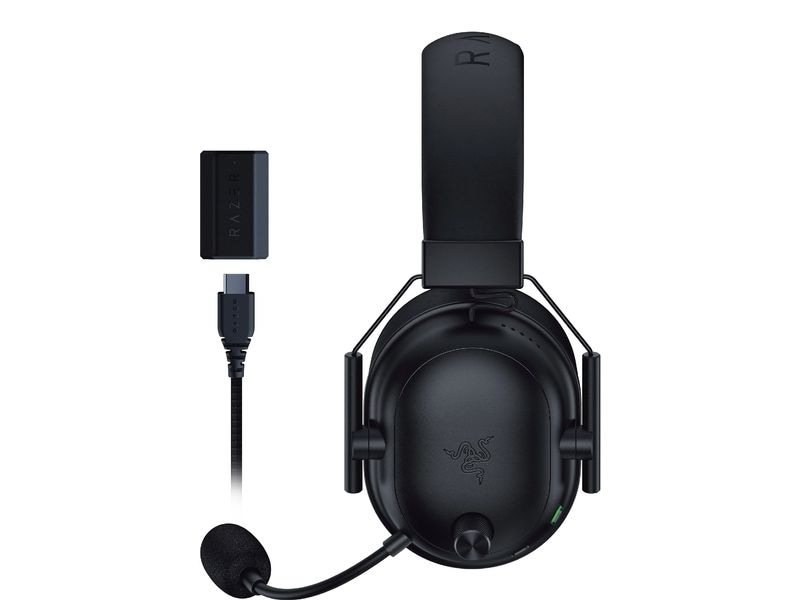 Razer Headset BlackShark V2 HyperSpeed Schwarz/Weiss Kabelloses, ultraleichtes E-Sport-Headset