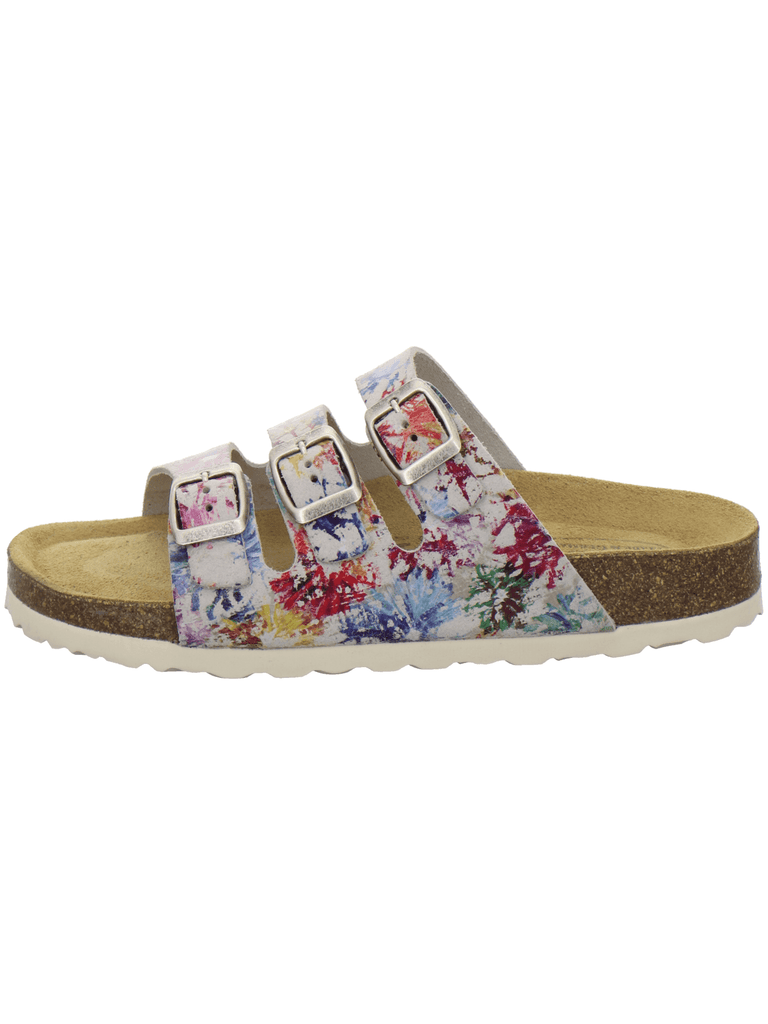 Pantoletten Damen Dreischnaller paint