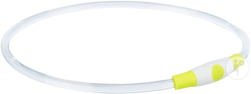 Trixie Anneau Lumineux Flash USB L-XL 65cm/Ø 8mm Vert 1 Pièce