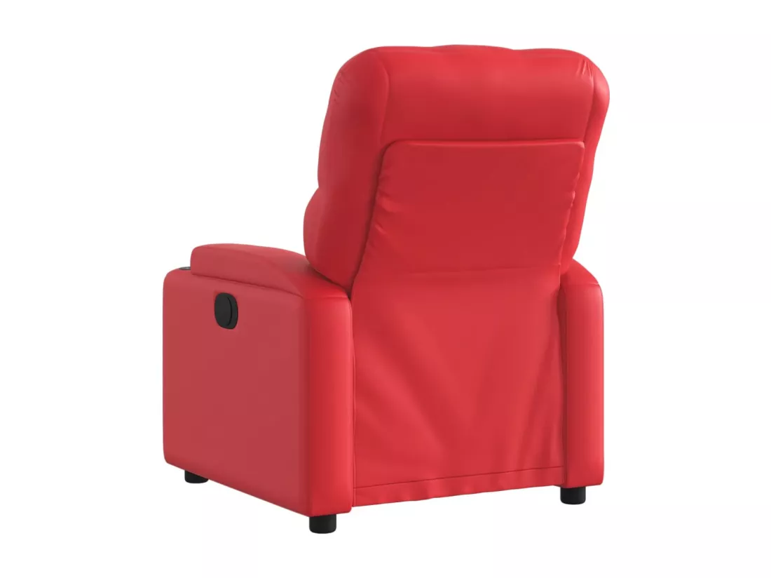 Fauteuil inclinable Rouge Similicuir