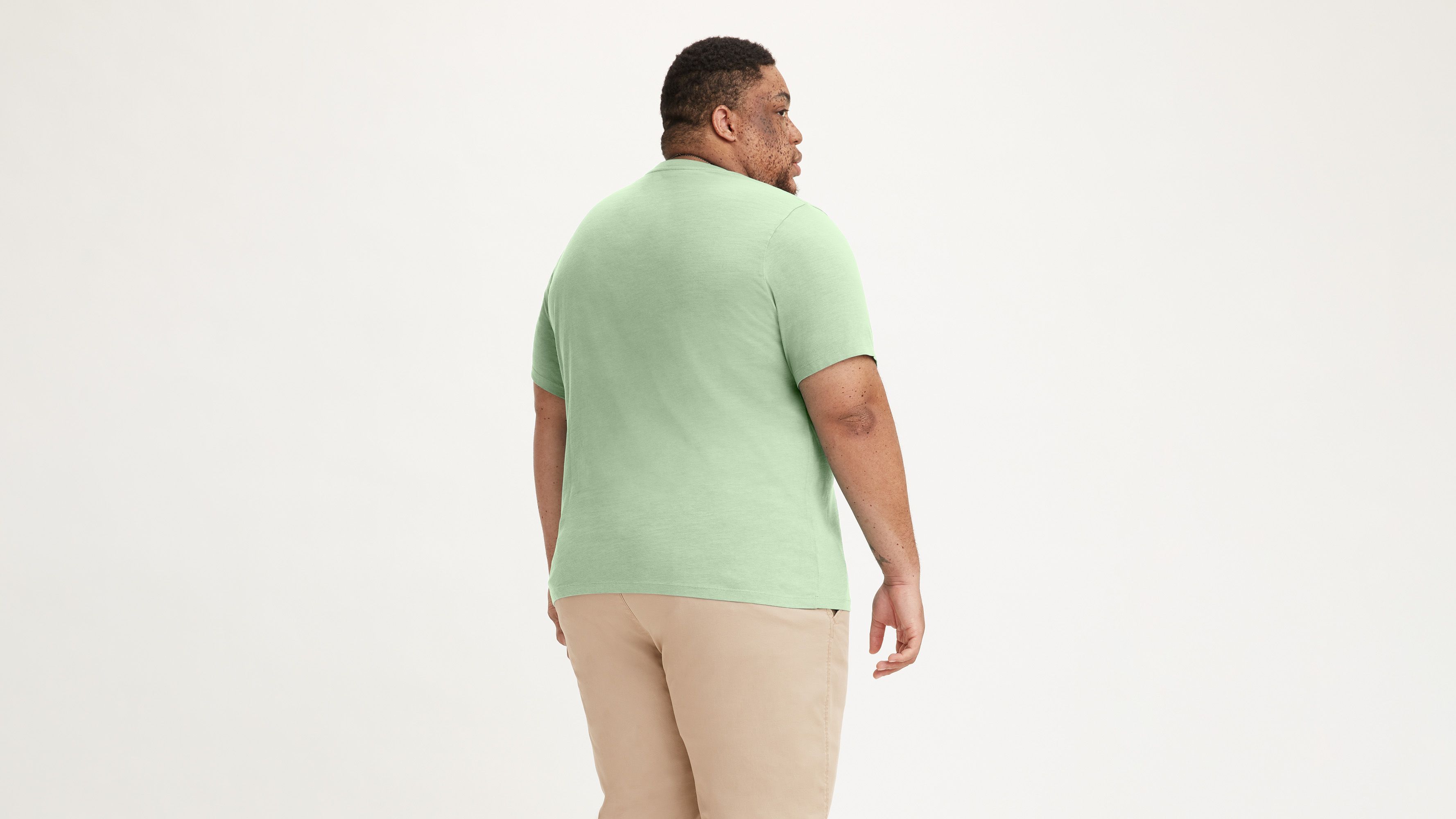 T-shirt poche Classic (grandes tailles) - Aqua Foam - Vert
