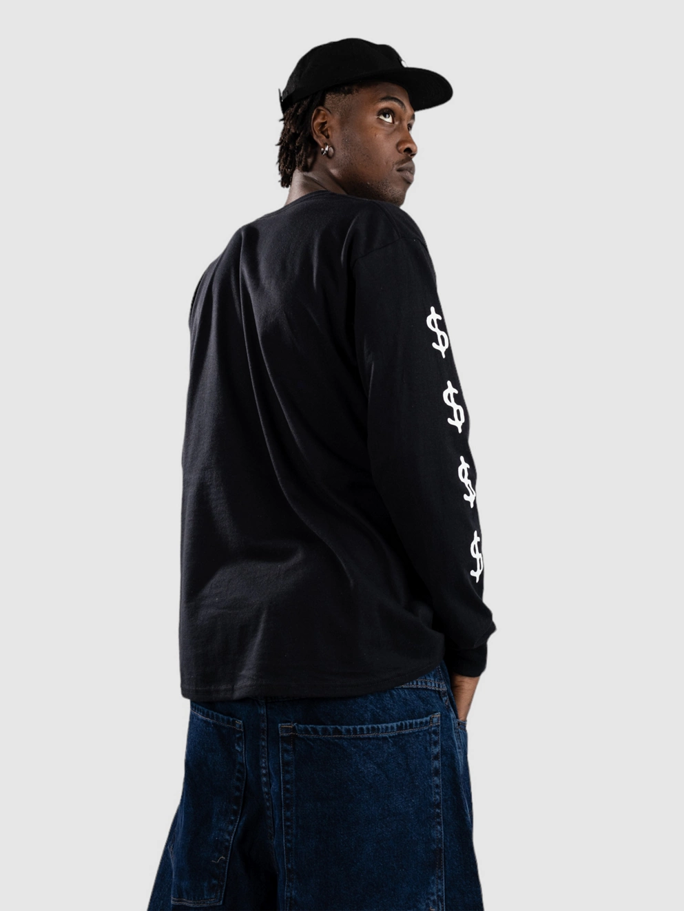 Famous Stars And Straps Cut N Paste Long Sleeve T-Shirt black