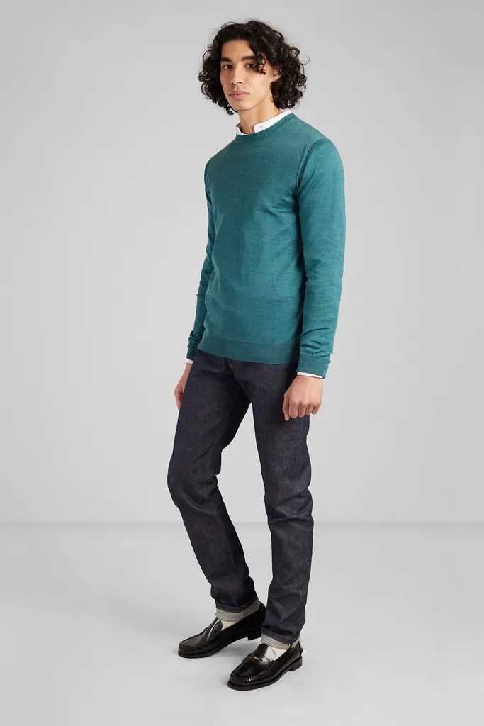 Pull col rond en laine mérinos L'Exception Paris