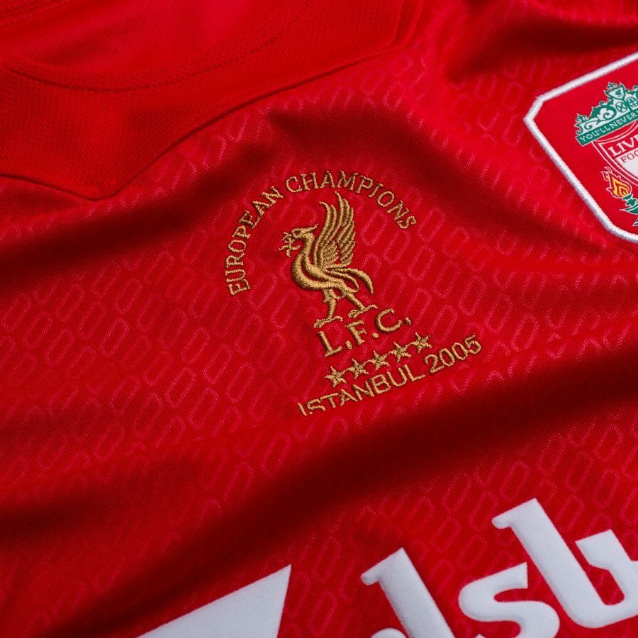 Liverpool Maillot Domicile Istanbul 2005 Manches Longues