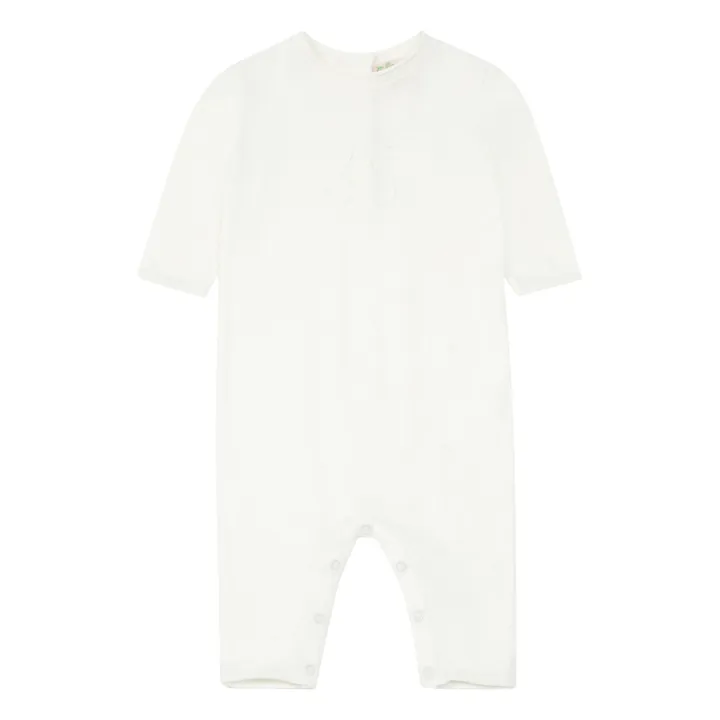 Bonpoint Combinaison Coton Cerises | Ecru