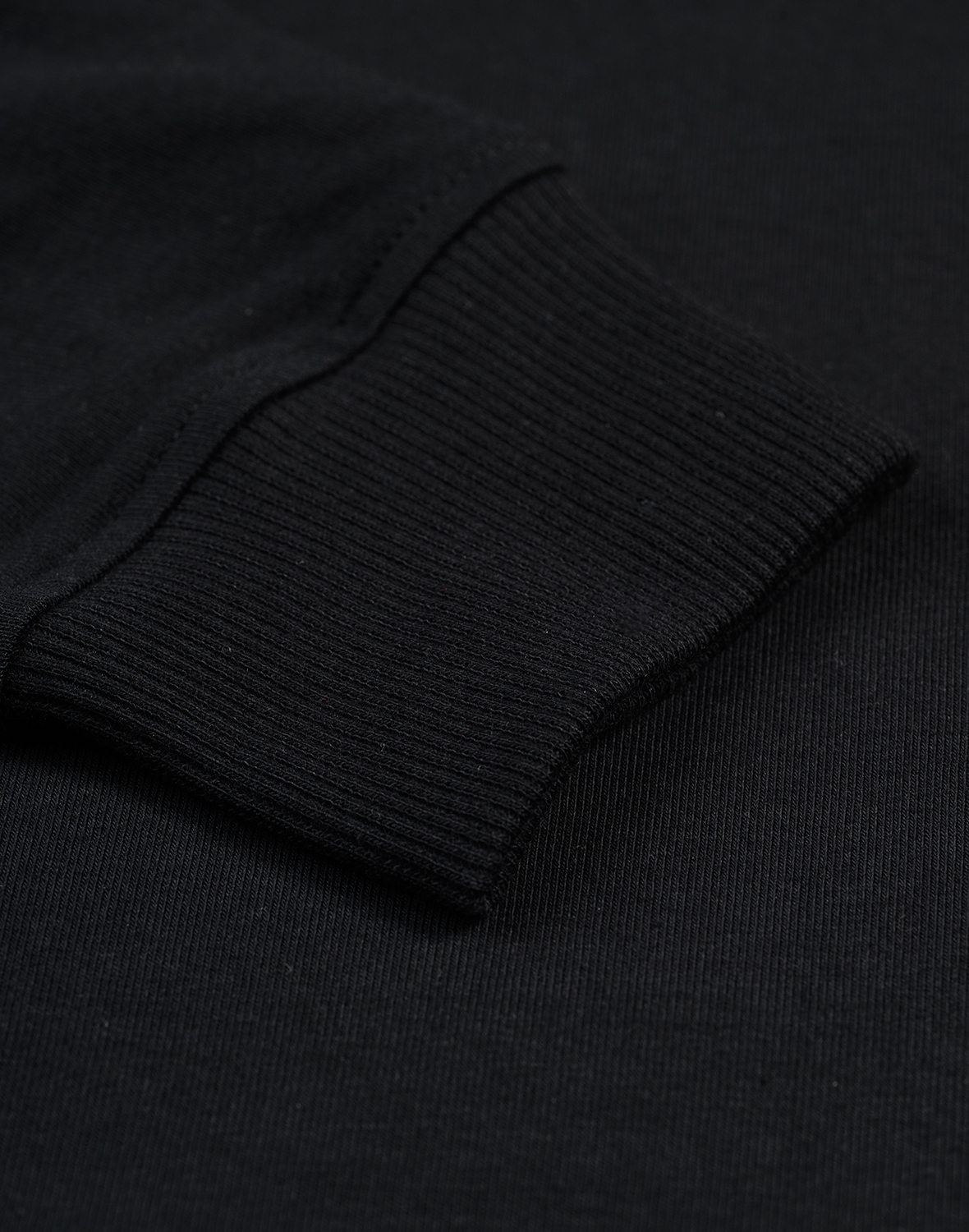 Sweater van katoen voor dames in Zwart