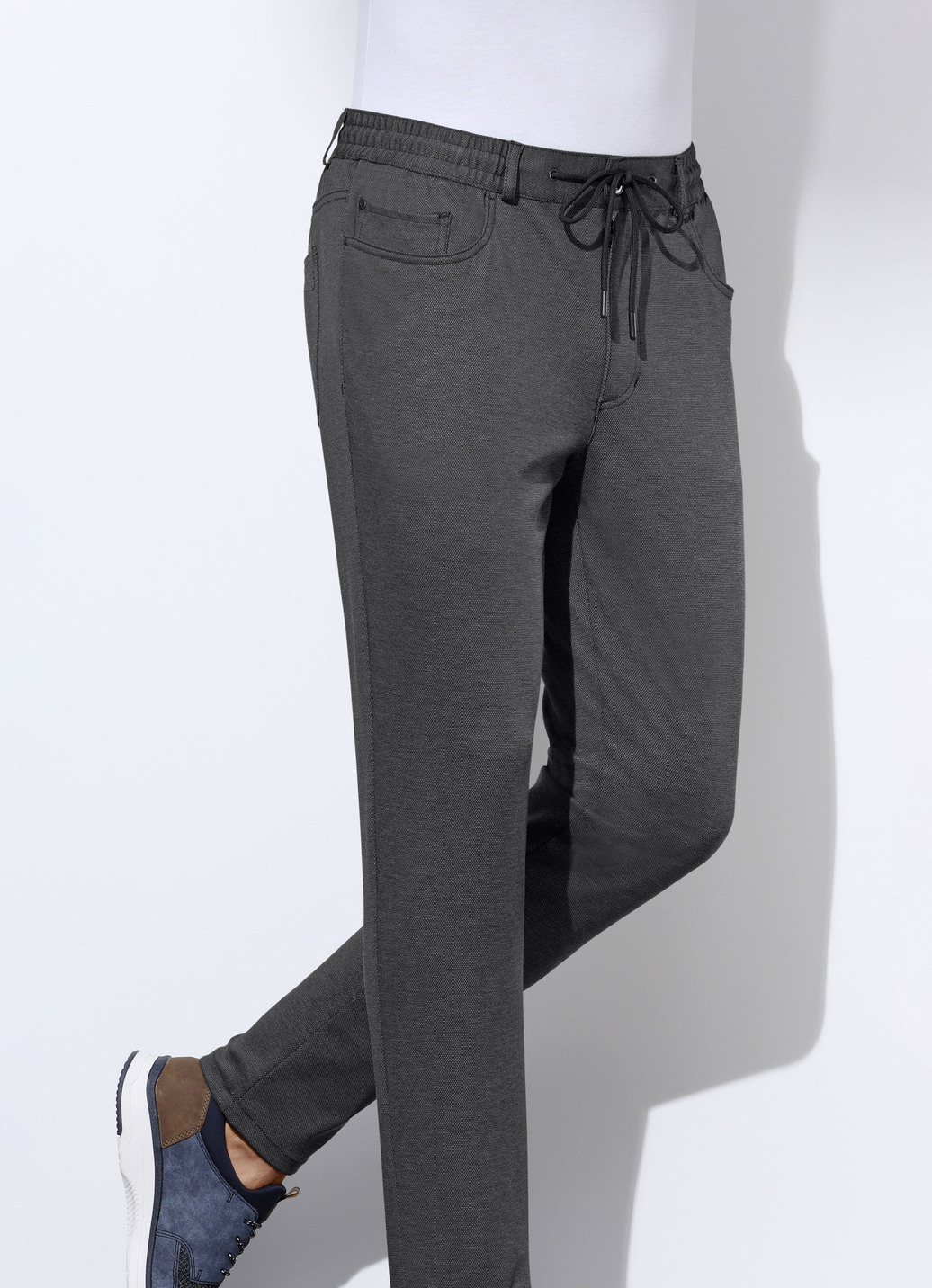 Superstretch-Hose mit Gummibund in 3 Farben