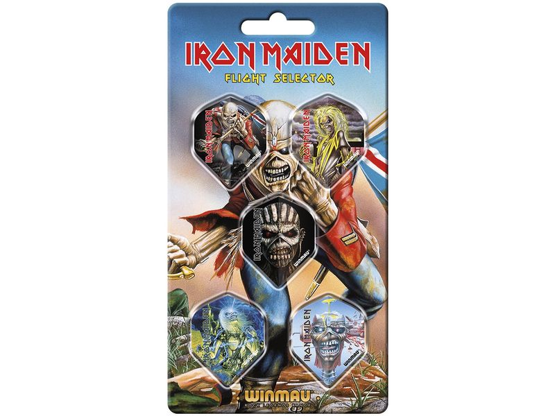 Winmau Dartflights Iron Maiden 15 Stück Profi-Flights mit einem coolen Design