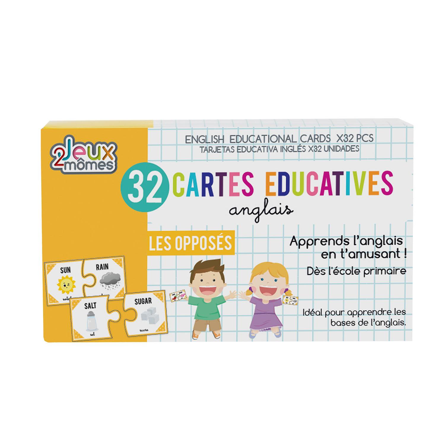 CARTE EDUCATIVE ANGLAIS