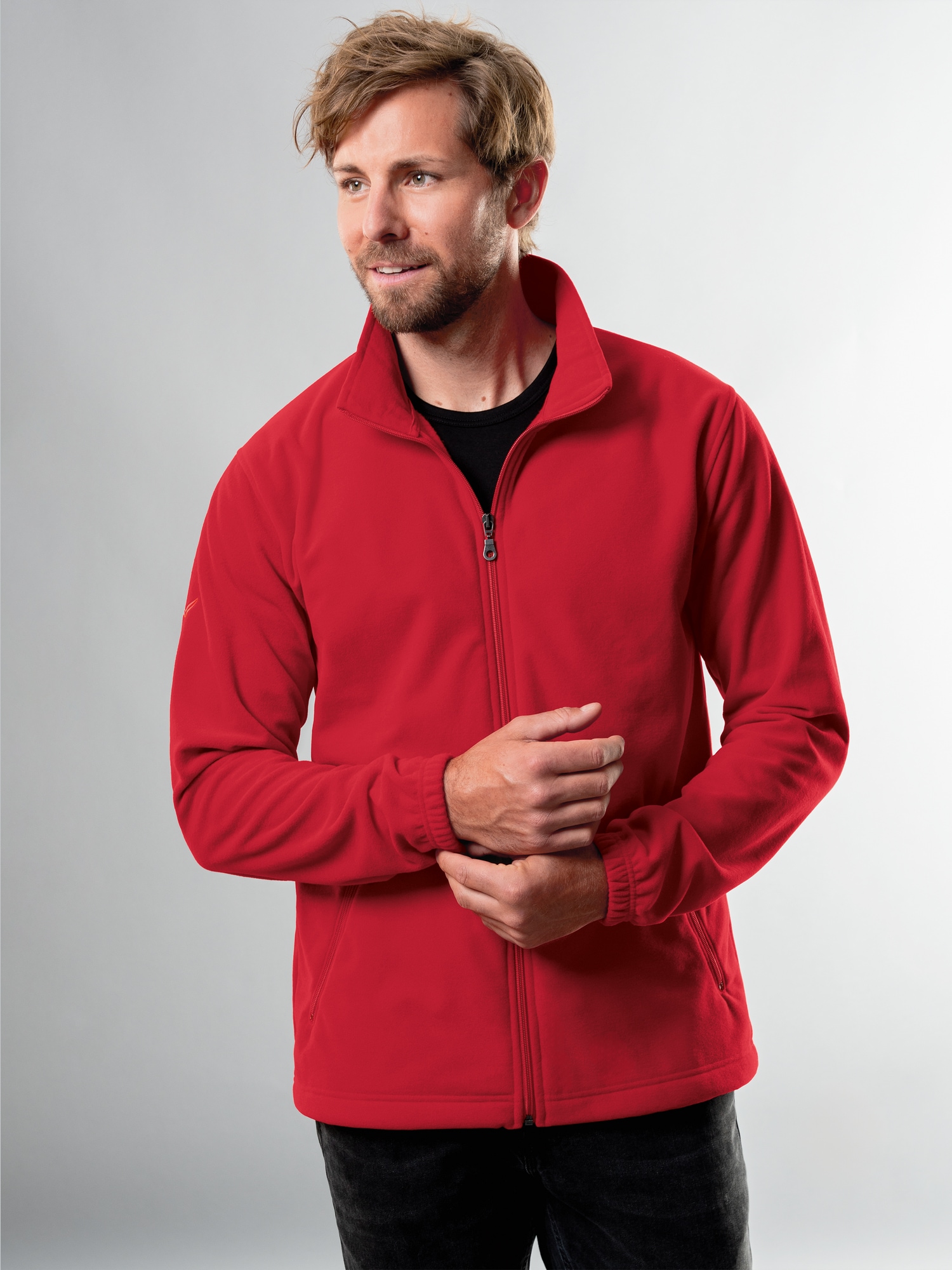 Fleecejacke Kirsch