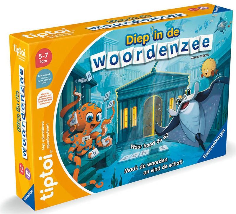 Ravensburger - Tiptoi® Spel - Diep in de Woordenzee - Leersysteem