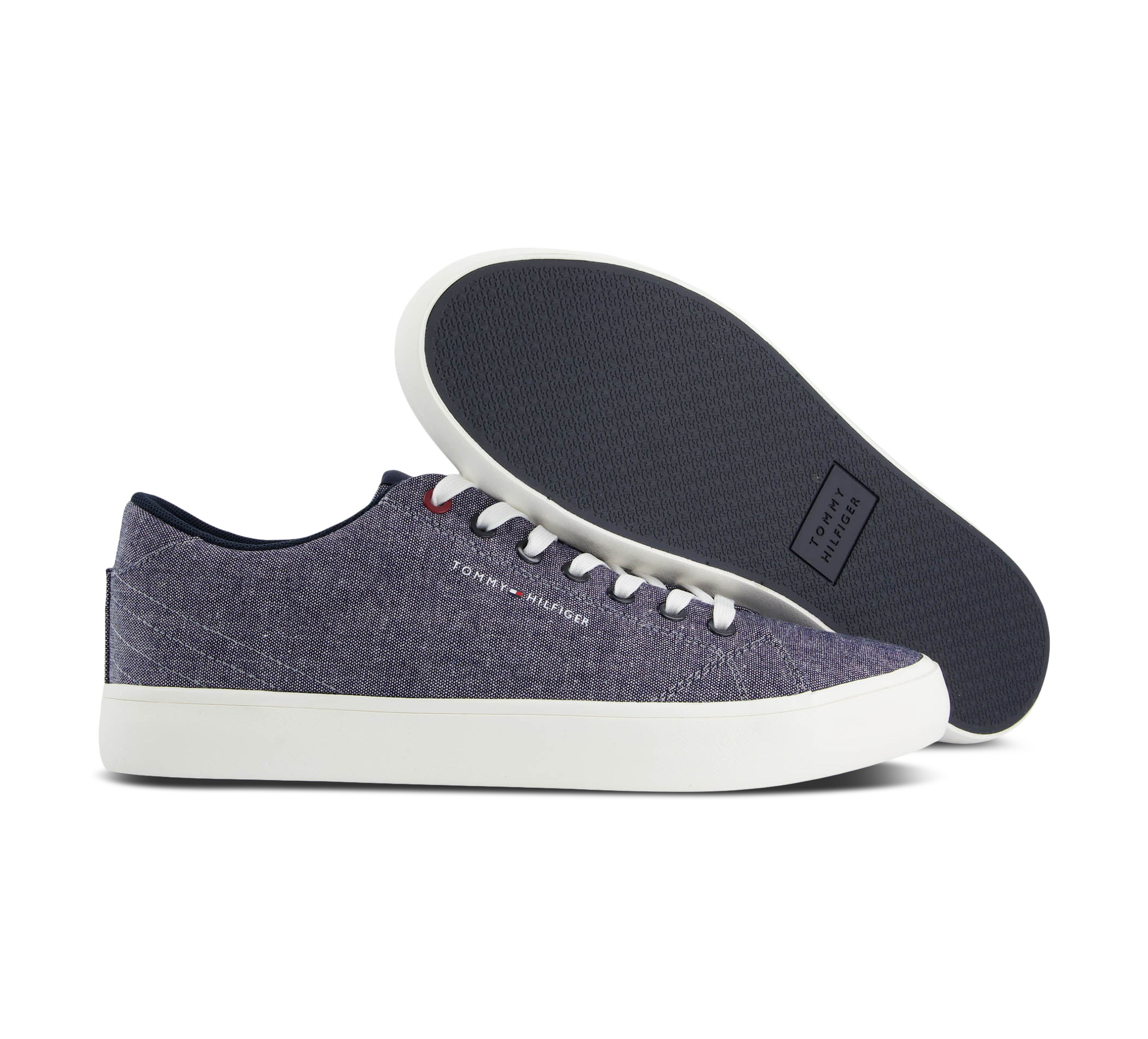 Tommy Hilfiger Th Hi Vulc Core Low Chambray - Sneaker low