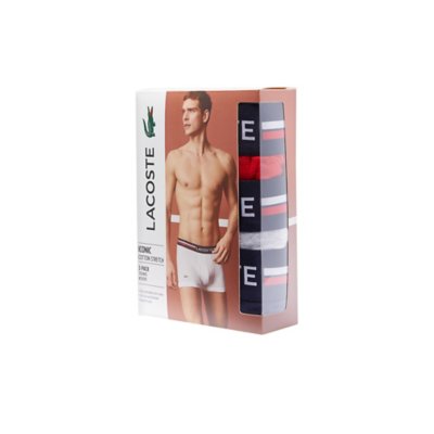 Boxer homme Pack De 3 Boxers Courts LACOSTE