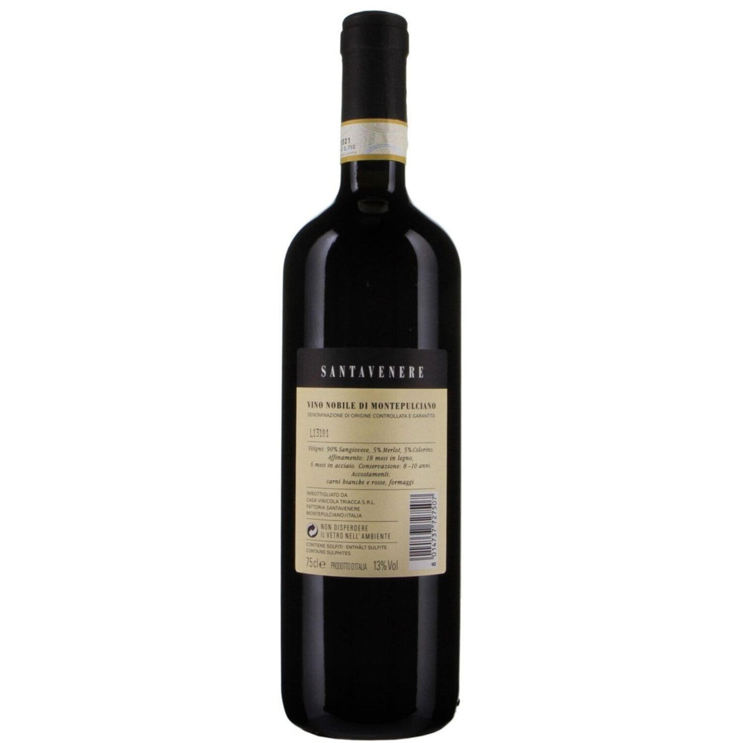 Vino Nobile di Montepulciano DOCG Santavenere Triacca -75cl