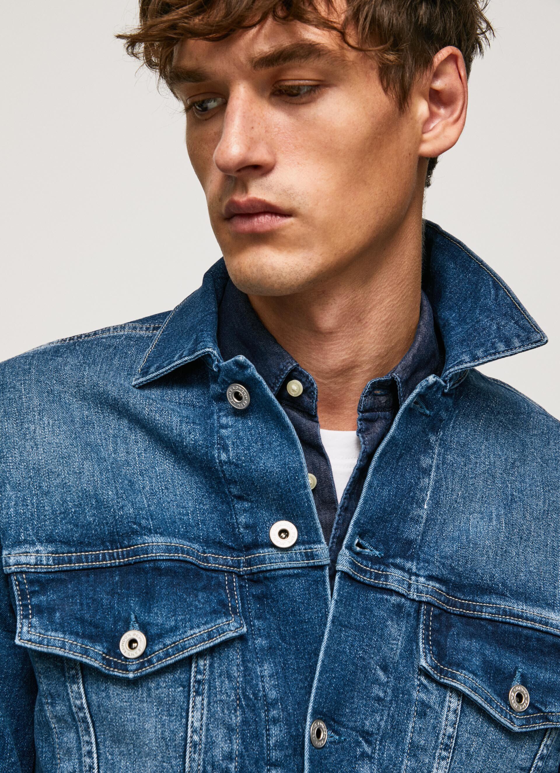 JAQUETA JEANS REGULAR PINNER - jeans