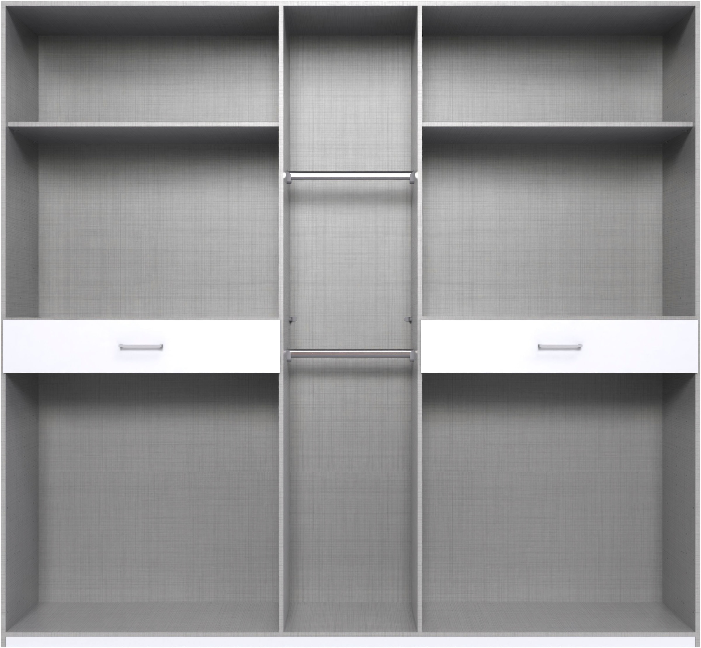 Wimex Drehtürenschrank »Tibet Kleiderschrank mit sehr viel Stauraum, grosse Farbauswahl« mit jeweils 2 Schubladen auf bequemer Zugriffshöhe, in 3 Breiten