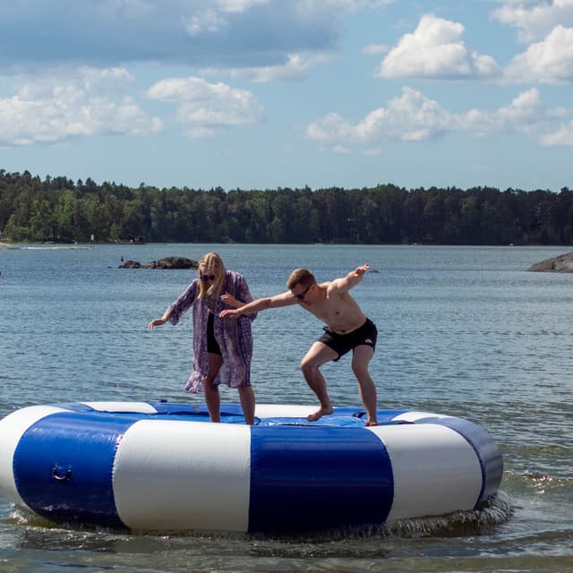 Deep Sea Vandtrampolin Deluxe 4M