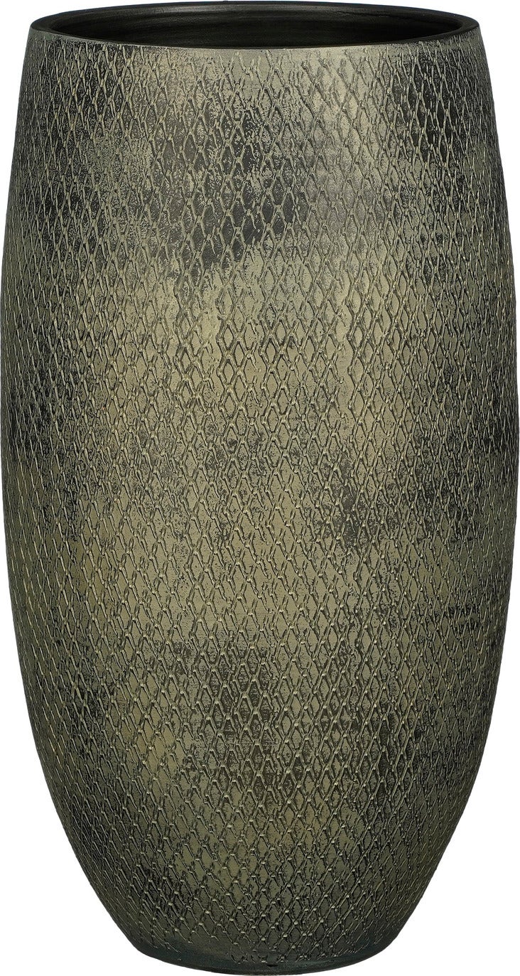 Mica Decorations bloempot Madeira groen D 39 H 70 cm