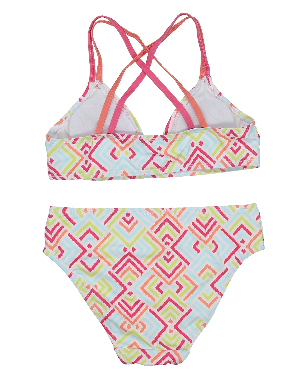 Bikini SUMMER PATTERN in hot pink