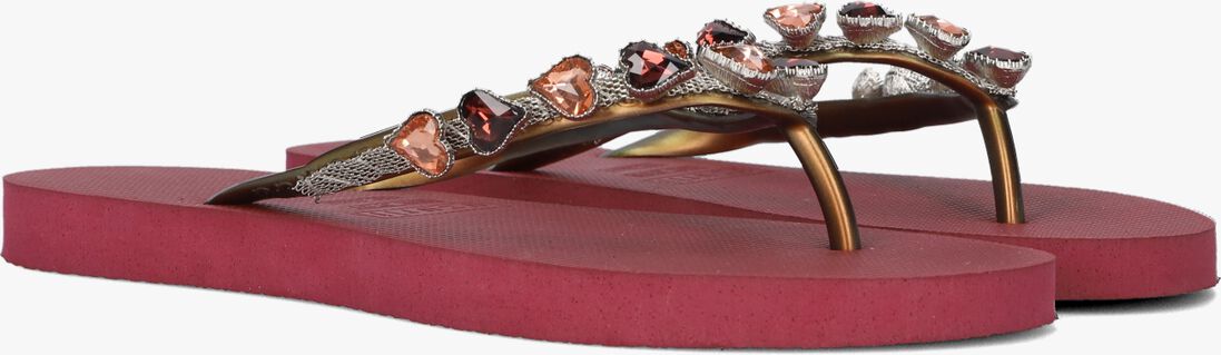 UZURII roze uzurii teenslippers heart bronze