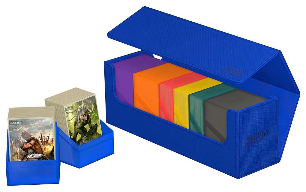 Kartenbox XenoSkin Arkhive Monocolor 400+ BlauHochwertige Box für Sammelkarten in Standardgrösse