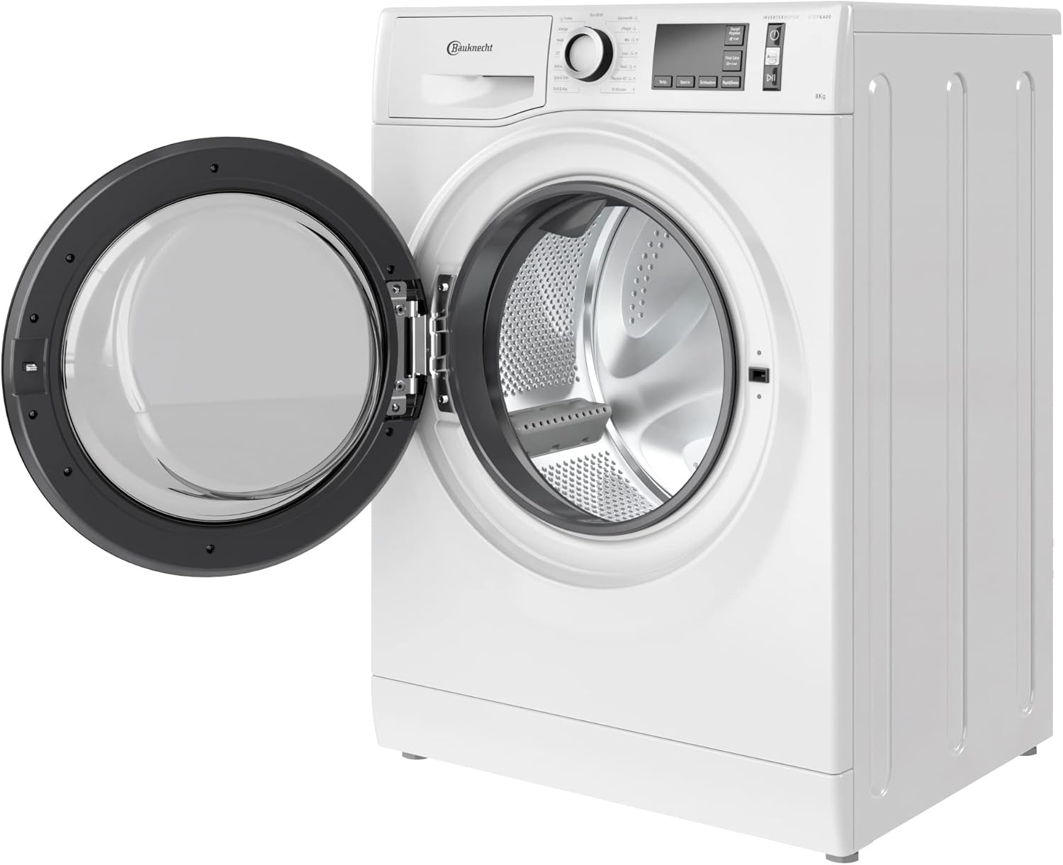 Bauknecht W Active 8A Waschmaschine Frontlader/ 8kg/ kraftvolle Fleckentfernung/ Dampf Programme/ Steam Hygiene Option/ Energieeffizienzklasse A/ Stopp&Add Funktion/ ProSilent-Motor [Energieklasse A]