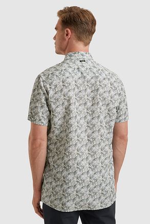 Vanguard Short Sleeve Overhemd Print Blauw Groen VSIS2503232-7004 kopen