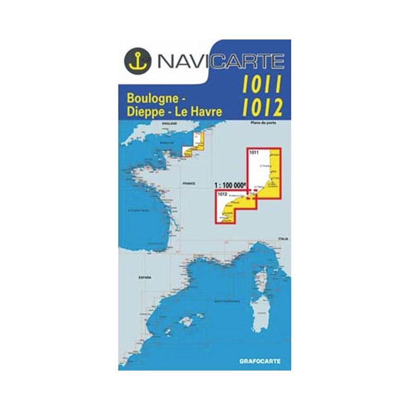 Carte De Navigation Navicarte Boulogne - Dieppe - Le Havre