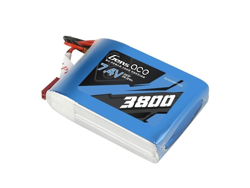 Gens ace RC-Akku LiPo 3800 mAh 7.4 V TX 2S LiPo Akku für Sender oder Empfänger mit JST / BEC Stecker