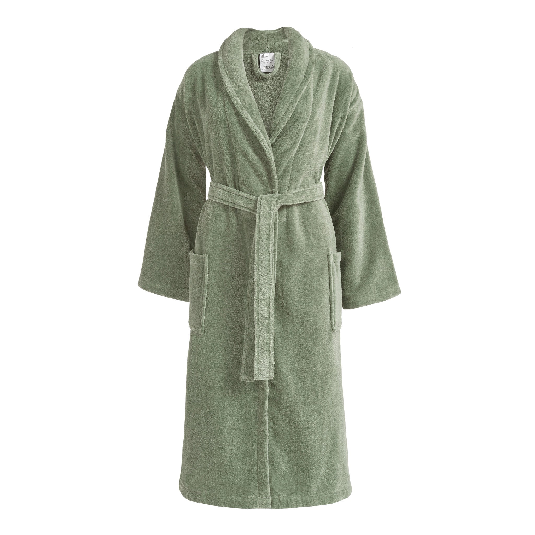 Prestige Badjas Smoke Green | M | Groen | Katoen
