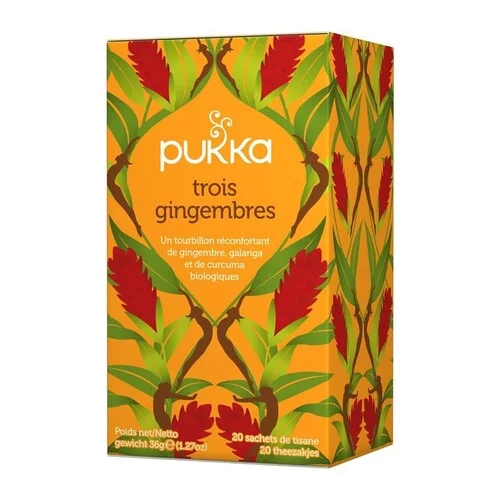Pukka Infusion Bio 3 Gingembres - 20 Sachets