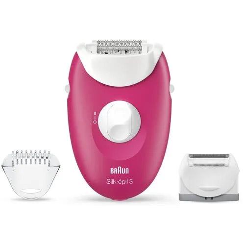 Braun Silk-épil 3  SE3/276 20 pincetten Roze Wit