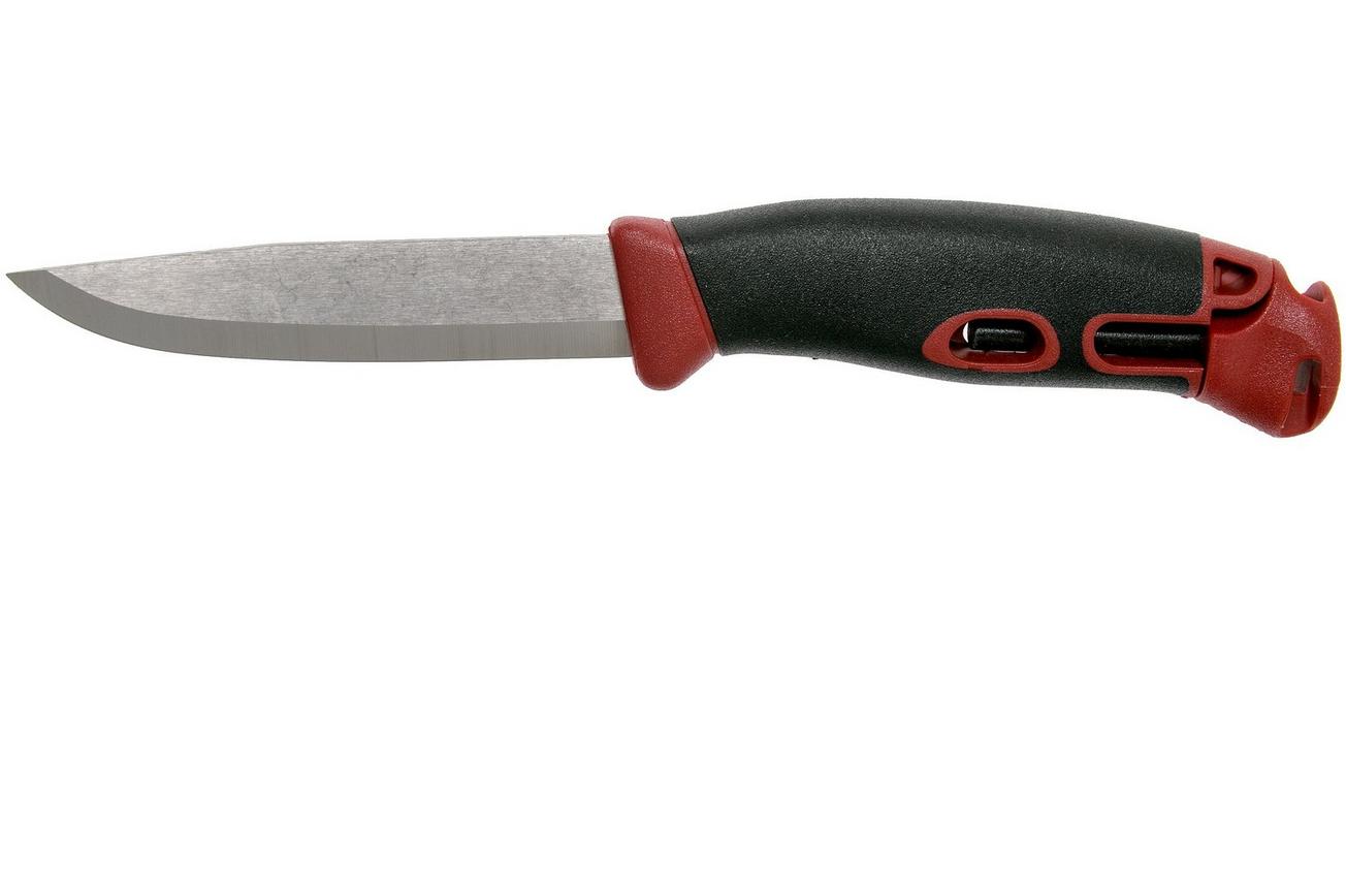 Morakniv Companion Spark 13571 Red, bushcraftmes met firesteel