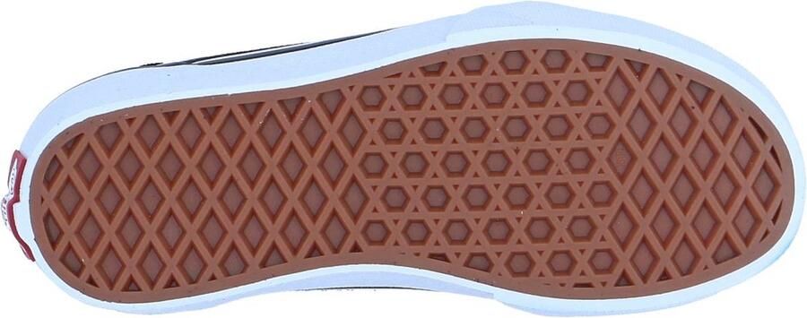 Vans Youth Ward V Suede Canvas Jongens Sneakers Black White