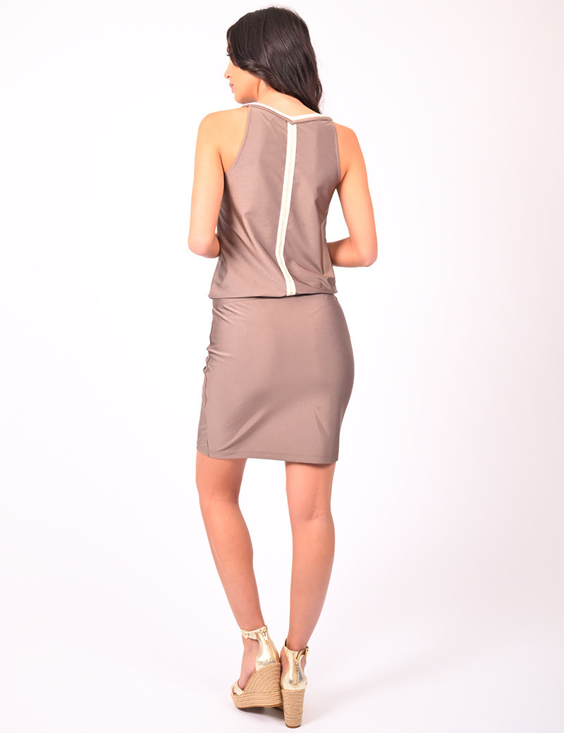 HBT ROBE BRETELLES CAMILA SAND STARDUST