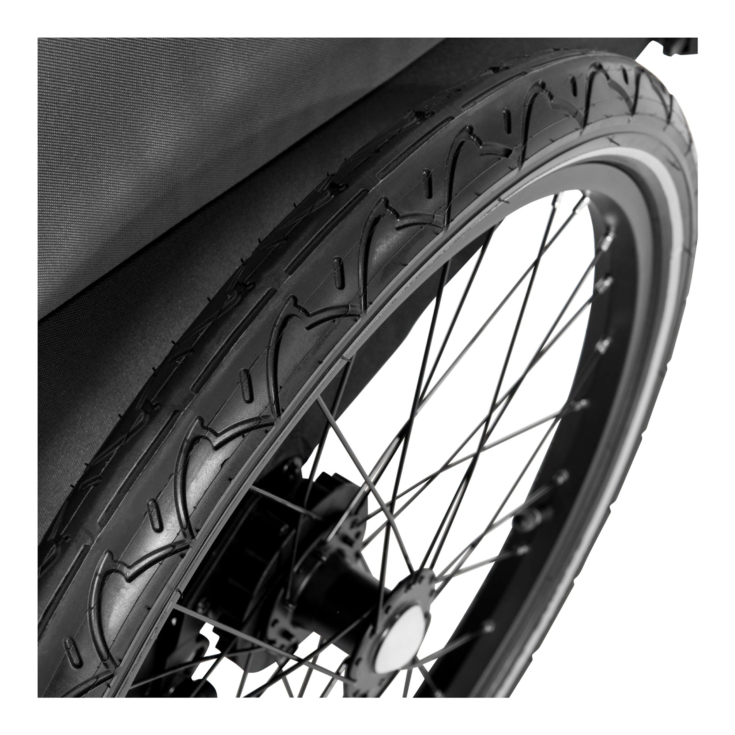 Hauck Dryk Duo Fahrradanhänger grey