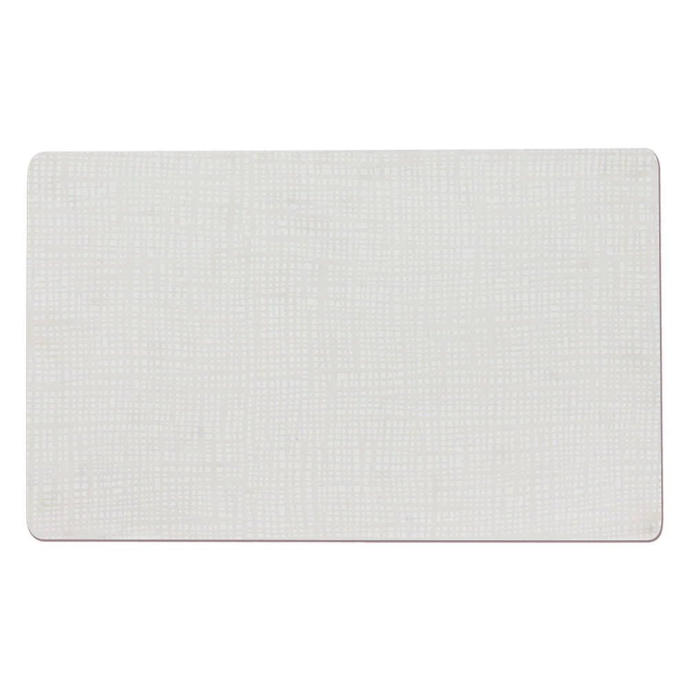 Set de table en pvc souple 43,5x28,5 blanc (lot de 2) Table passion