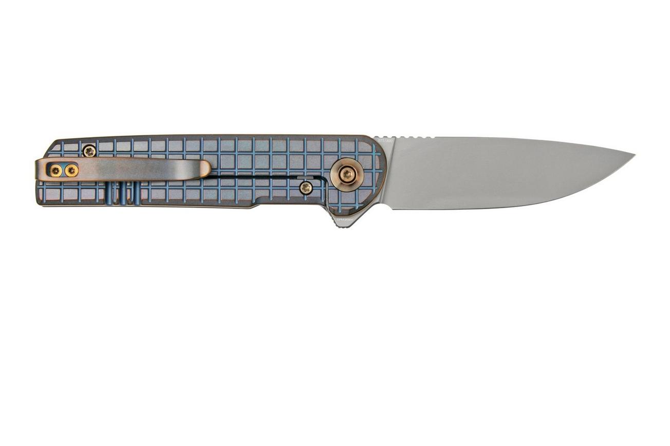 WE Knife Charith Blue Titanium, CPM 20CV Limited Edition, WE20056B-1 zakmes
