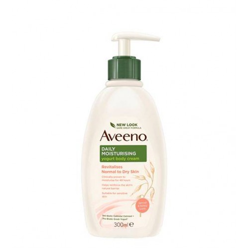 Aveeno Daily Moisturising Creme Corporal Iogurte Damasco & Mel 300ml