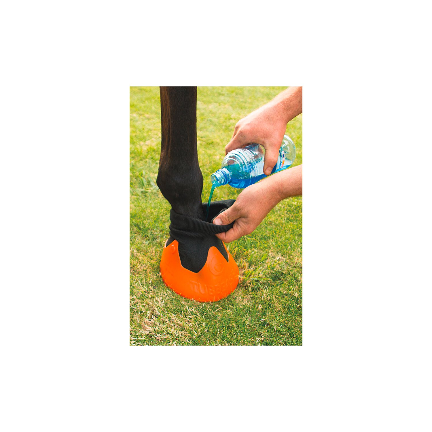 TUBBEASE Hufschuh Hoof Sock  - blau