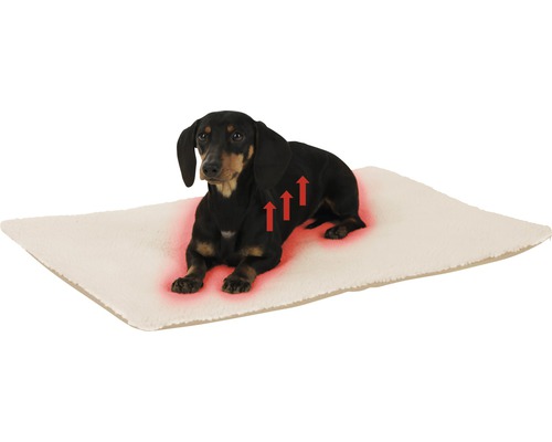 Theo zelfverwarmend ligbedkussen 120x75 cm beige