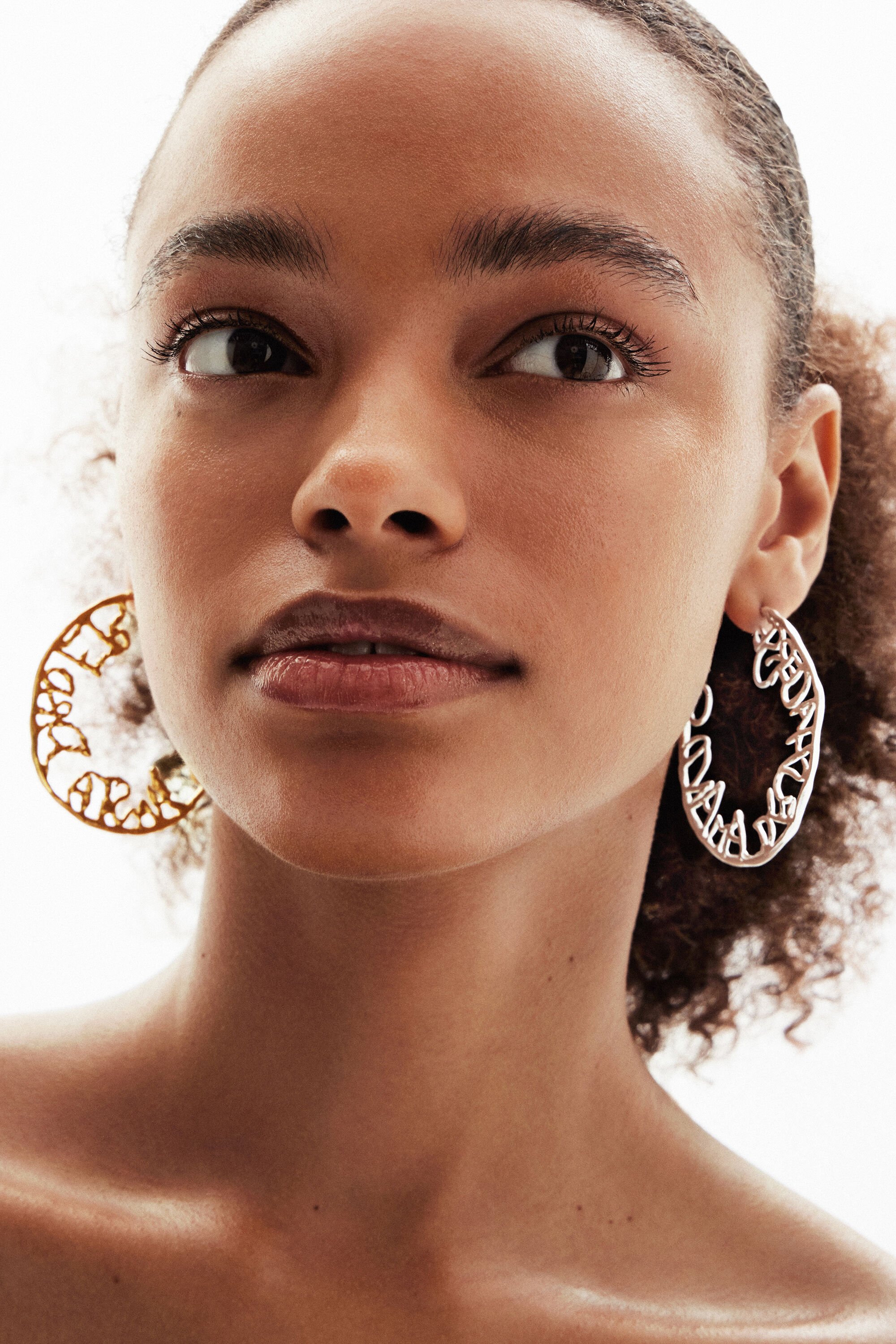 Boucles d'oreilles XL plaquées or argent Zalio