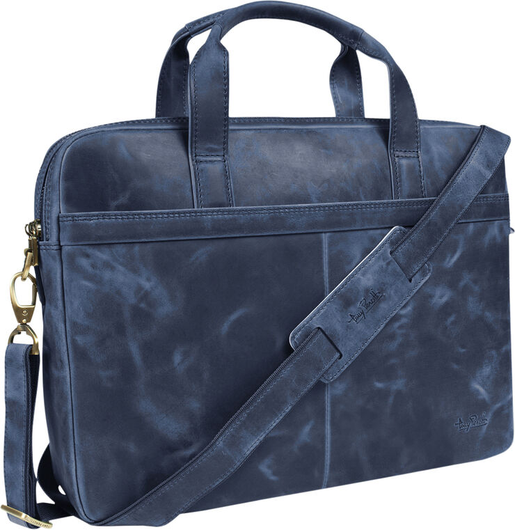 Tony Perotti 1 Compartment Briefcase Bl
