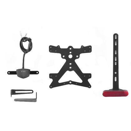 Support de plaque Rizoma FOX - Noir