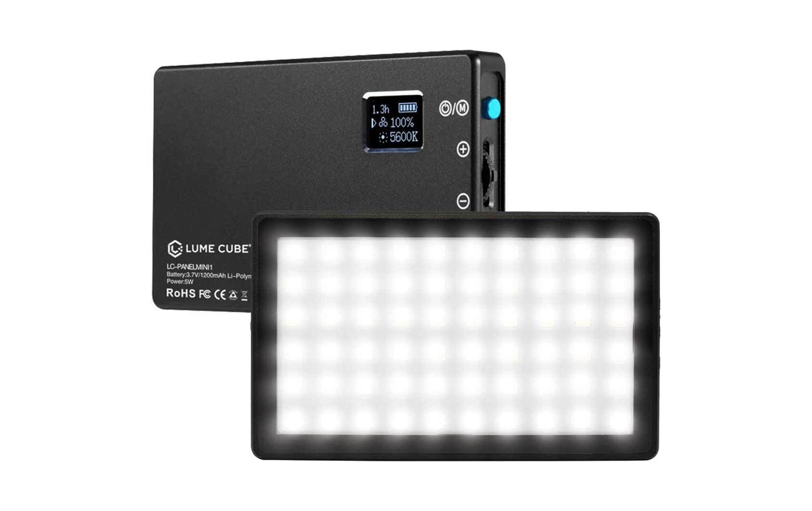 Panel Mini mit DSLR-MountKompakte zweifarbige LED-Leuchte