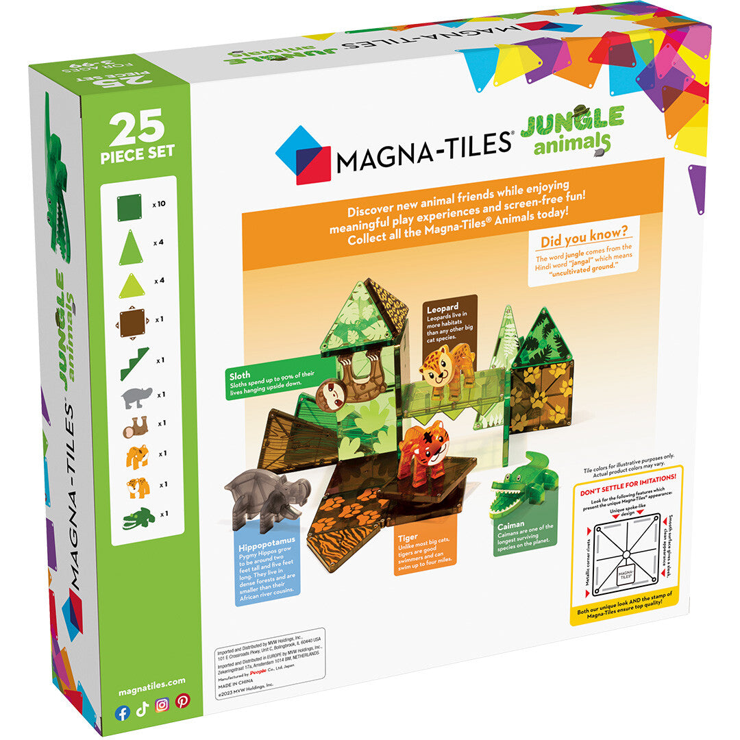 MAGNA-TILES jungle animals - 25st