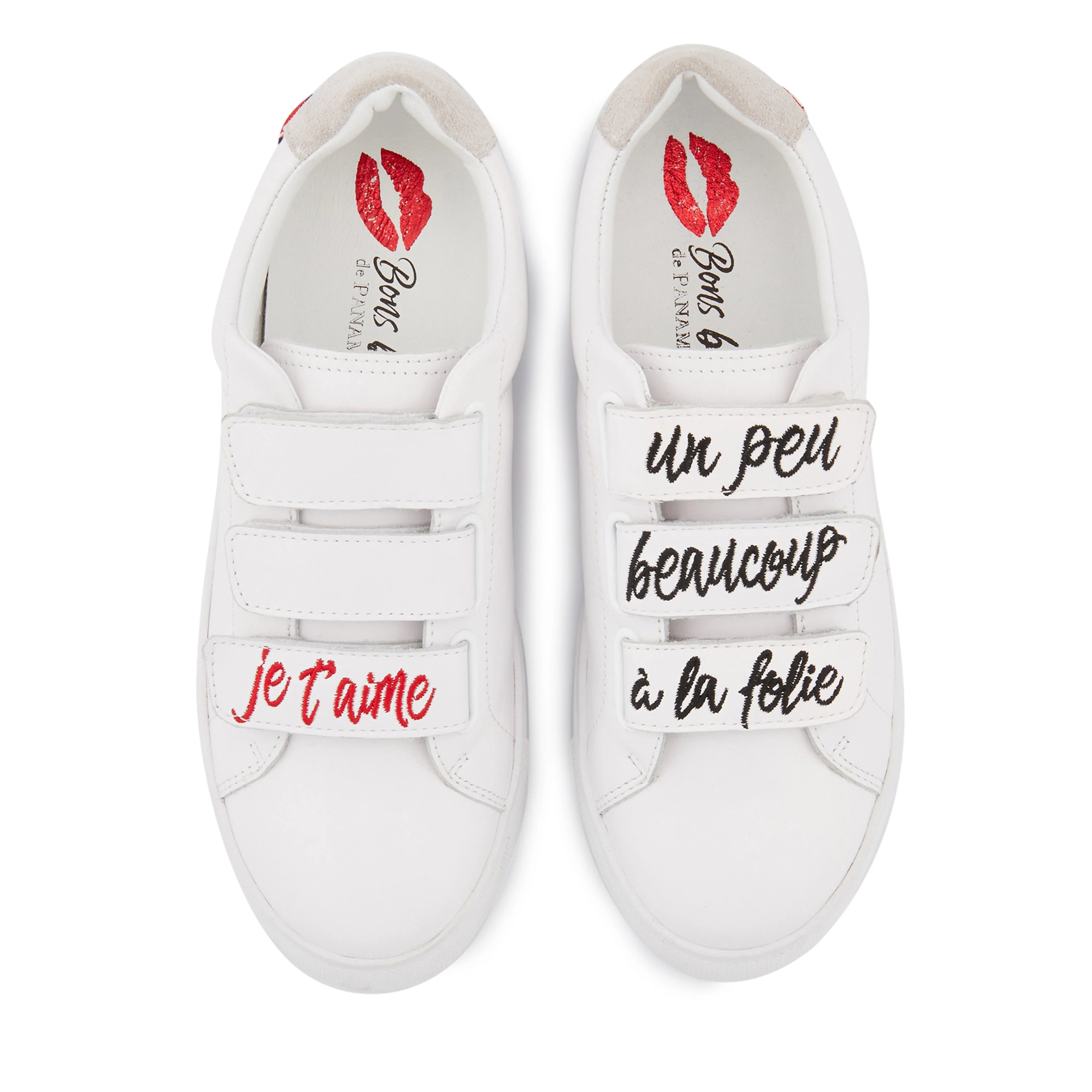 EDITH JE T'AIME - Sneakers en cuir | Blanc