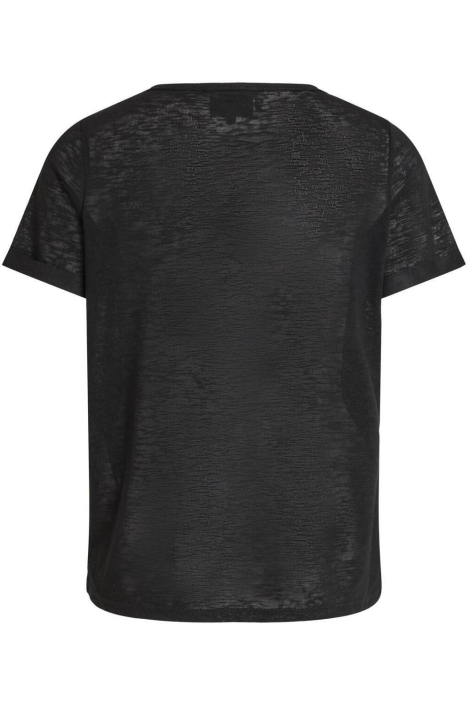 Object zwarte dames t-shirt