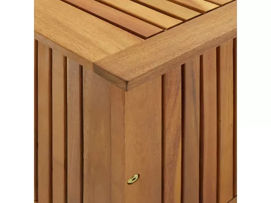 Prolenta Premium - Boîte de rangement de jardin 90x50x58 cm bois d'acacia massif